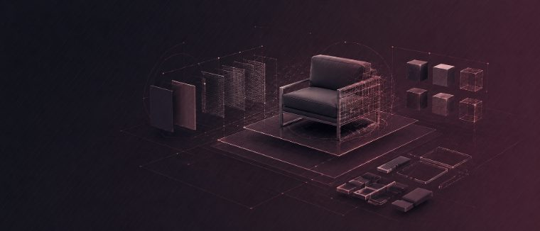 Modello 3D per comunicazione e configuratori
