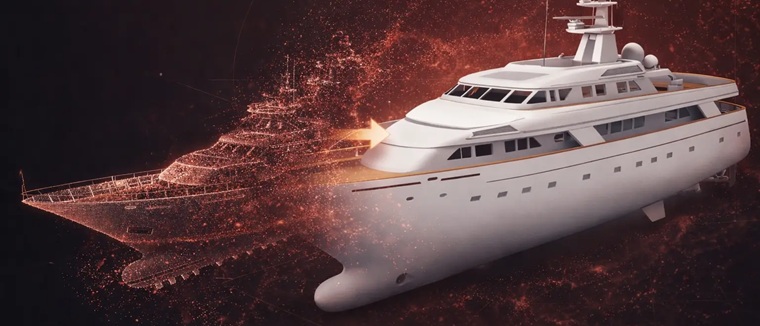 Reverse engineering di uno yacht: dalla nuvola di punti al modello 3D